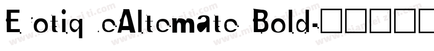 ErotiqueAltemate Bold字体转换
